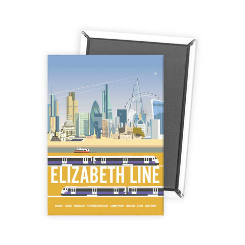 The Elizabeth Line Magnet