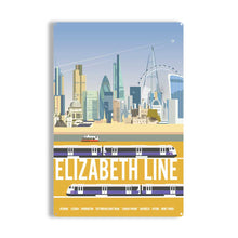 Load image into Gallery viewer, The Elizabeth Line Metal Sign
