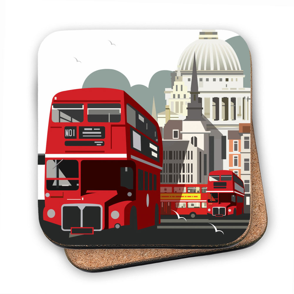 London Routemaster Blank Coaster