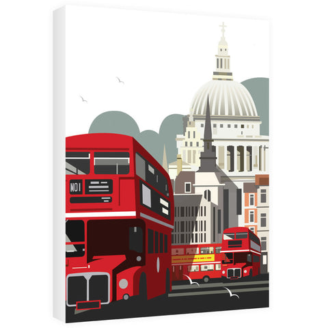 London Routemaster Blank Canvas