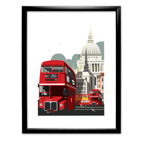 London Routemaster Blank Art Print