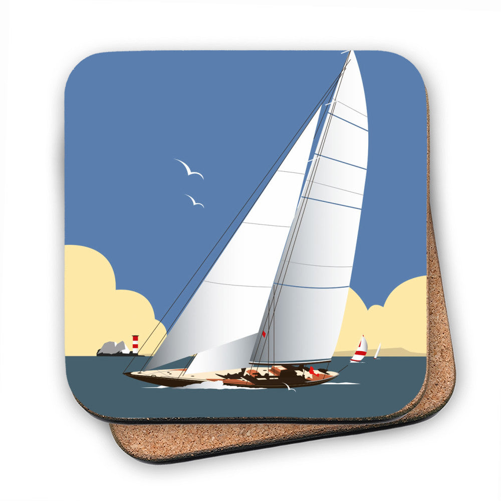 Solent Sailing Blank Coaster