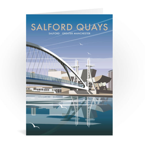 Salford Quays Greeting Card