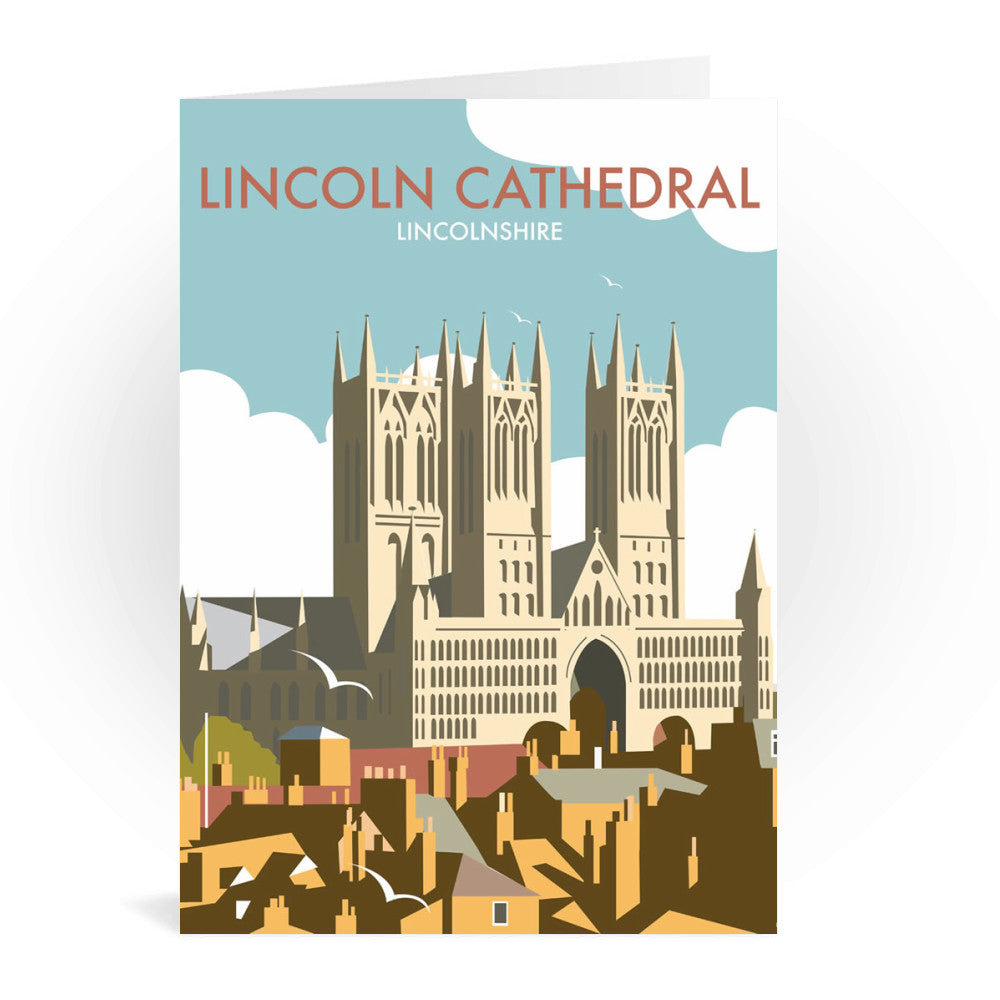 Lincoln Cathedral Greeting Card