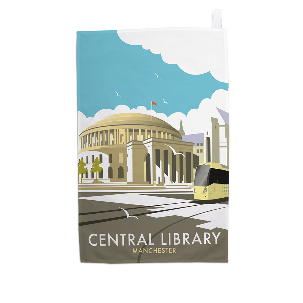 Manchester Central Library Tea Towel