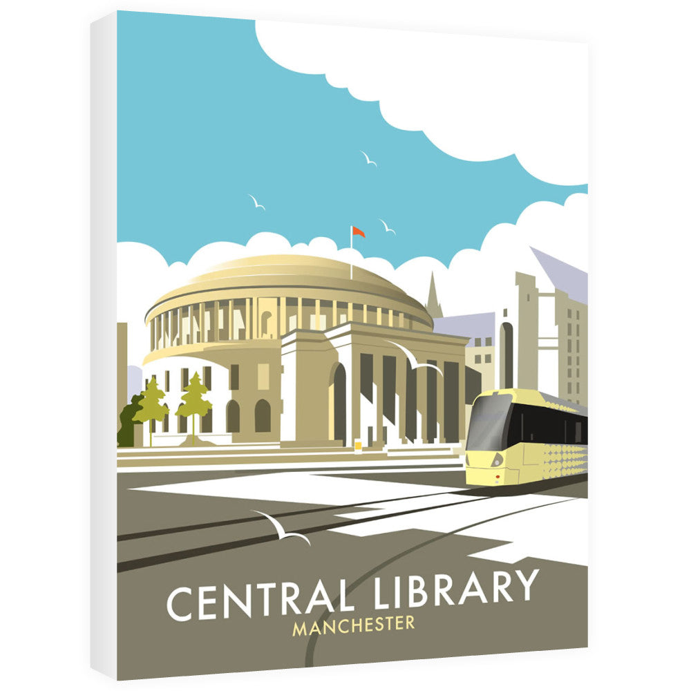 Manchester Central Library, - Canvas