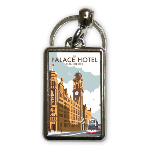 Manchester Palace Hotel Metal Keyring