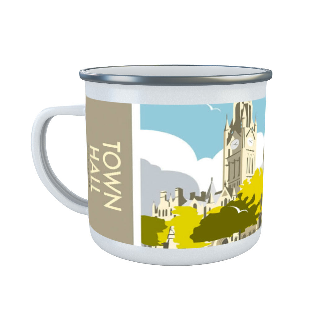 Manchester Town Hall Enamel Mug