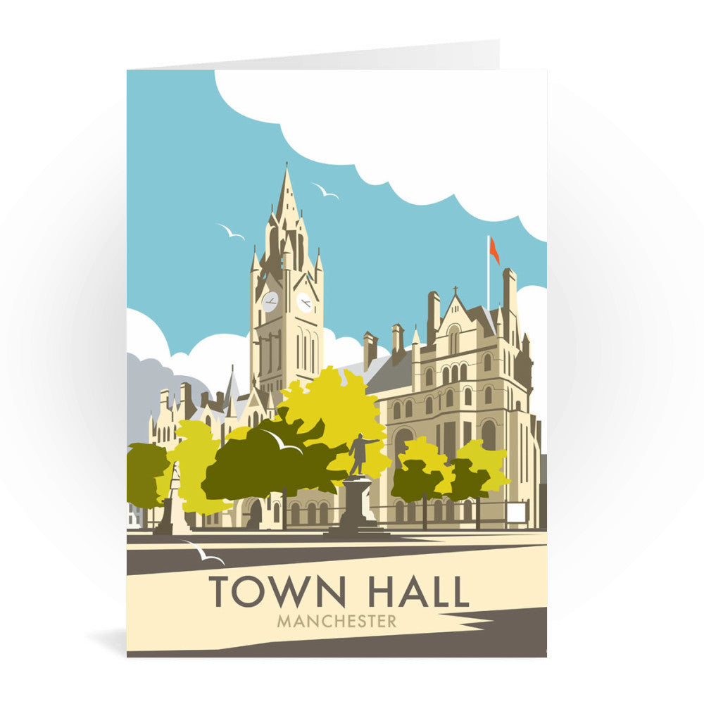 Manchester Town Hall Greeting Card