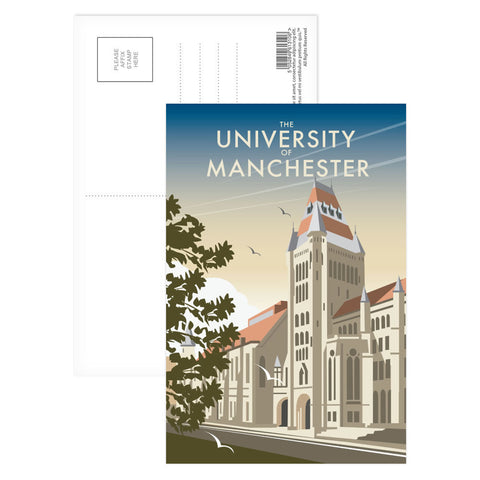 Manchester University Postcard Pack of 8