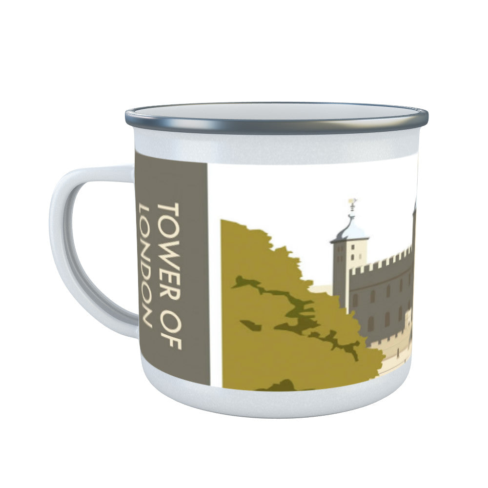 Tower of London Enamel Mug