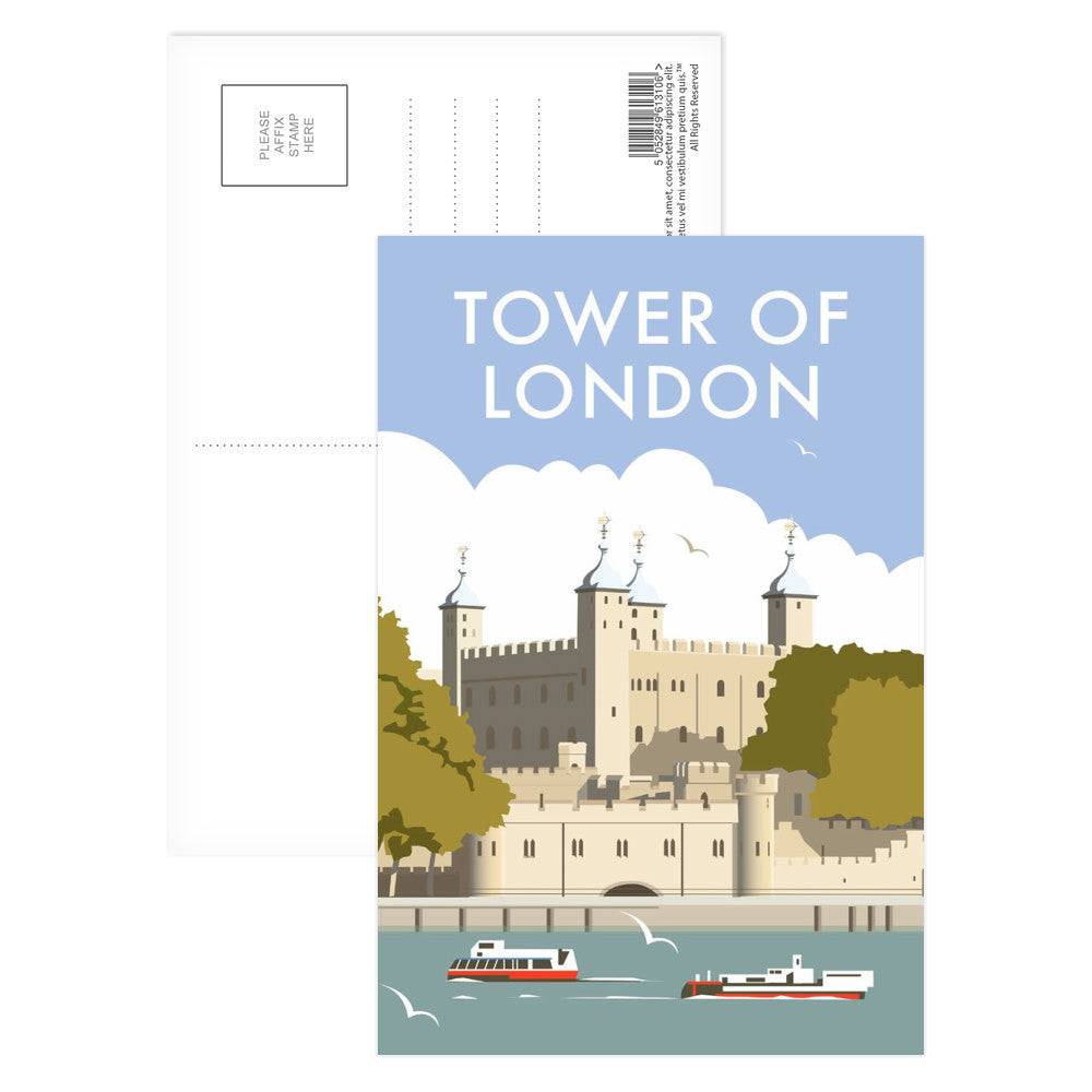 Tower of London Postcard Pack of 8
