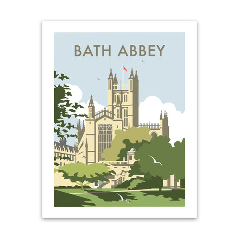Bath Abbey Art Print