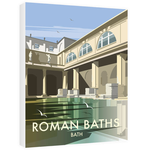 Roman Baths, Bath - Canvas
