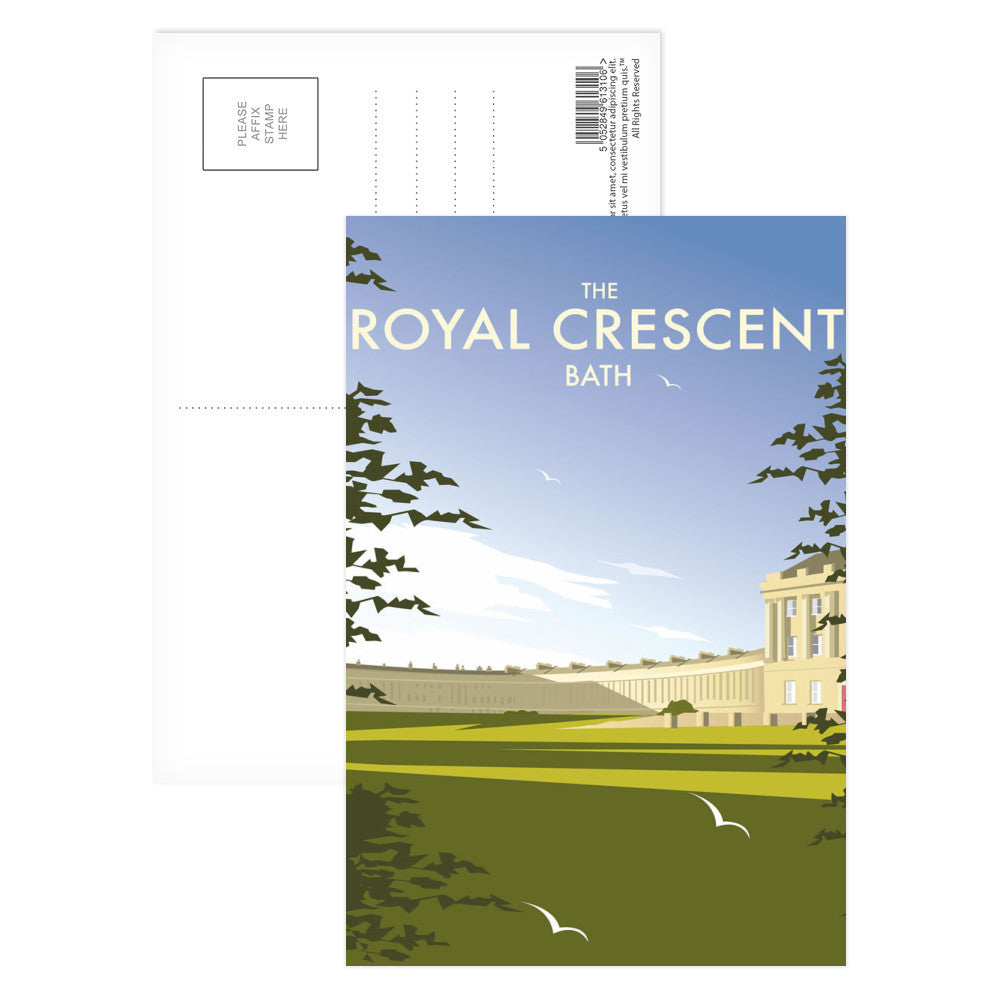 The Royal Crescent Postcard Pack of 8