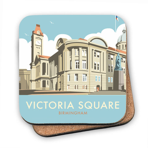 Victoria Square, Birmingham - Cork Coaster
