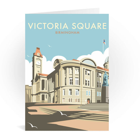 Victoria Square, Birmingham Greeting Card
