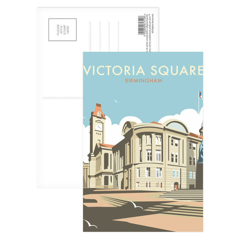 Victoria Square, Birmingham Postcard Pack of 8