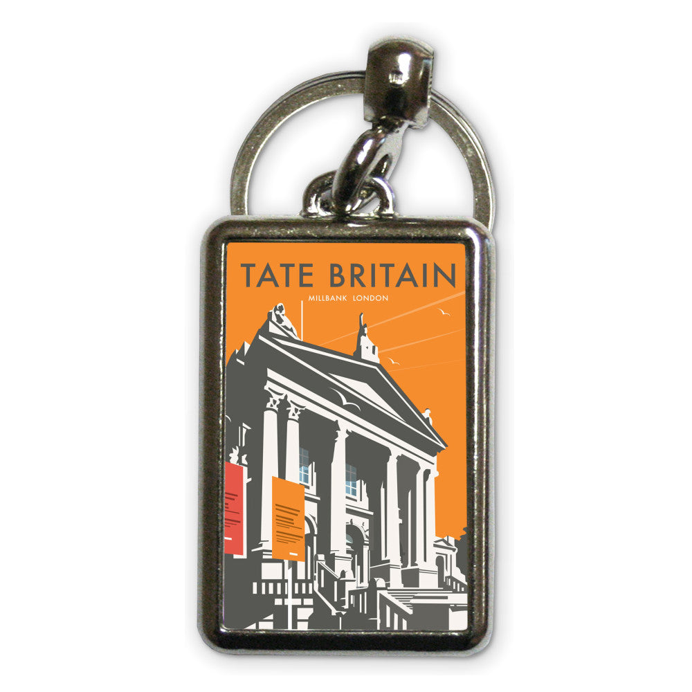 Tate Britain (Orange) Metal Keyring