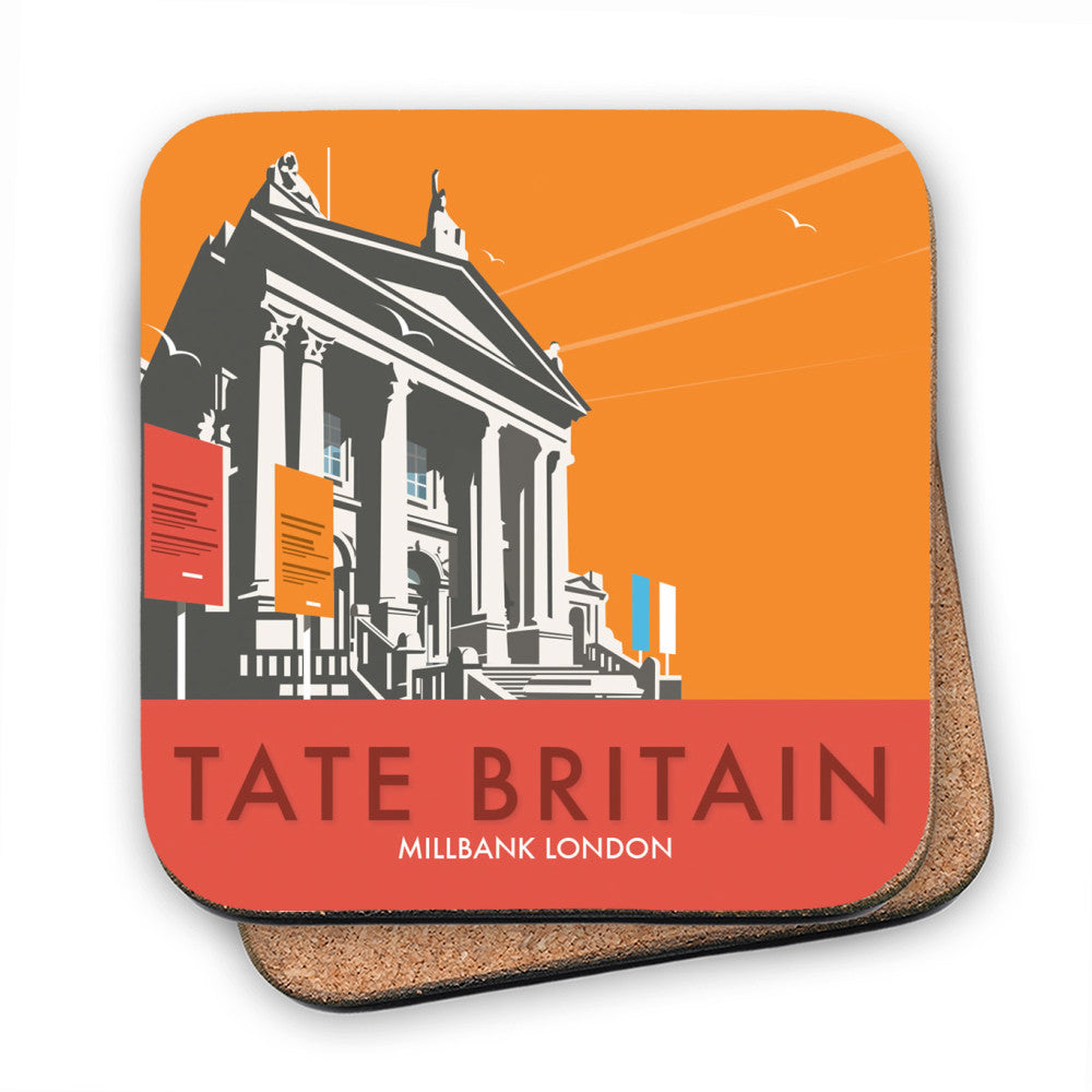 Tate Britain (Orange) Coaster