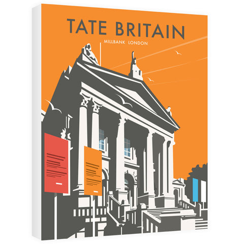 Tate Britain (Orange) Canvas