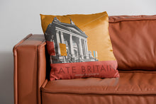 Load image into Gallery viewer, Tate Britain (Orange) Cushion

