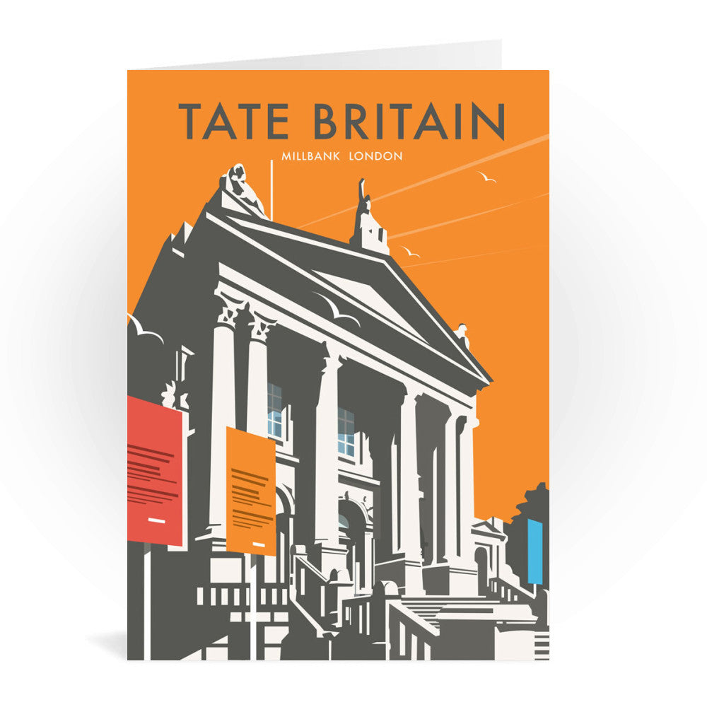 Tate Britain (Orange) Greeting Card