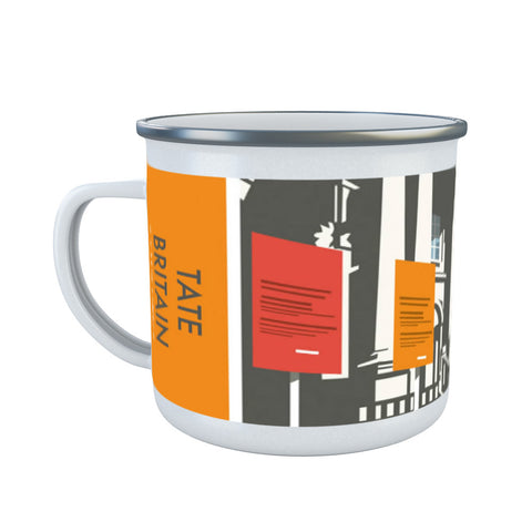 Tate Britain (Orange) Enamel Mug