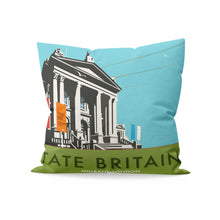 Load image into Gallery viewer, Tate Britain (Blue) Cushion
