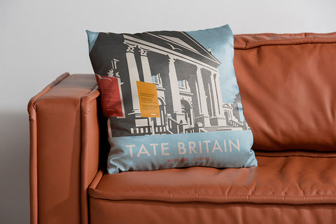 Tate Britain (Blue) Cushion