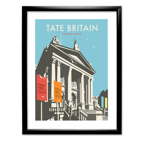 Tate Britain (Blue) Art Print
