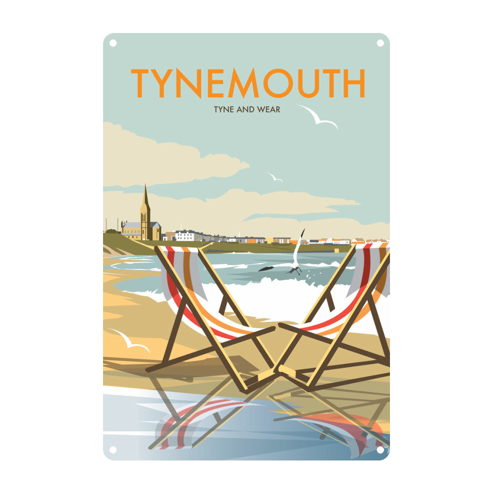 Tynemouth Metal Sign – Dave Thompson Art