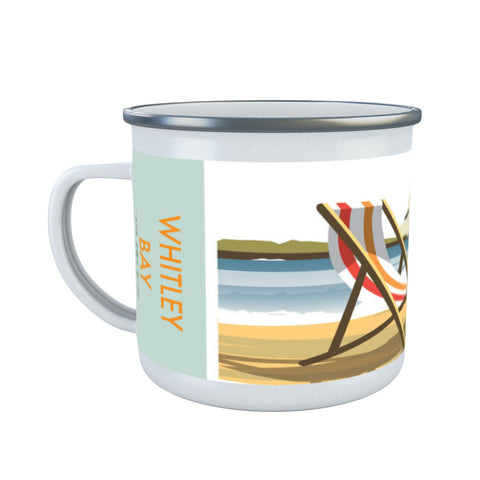 Whitley Bay Enamel Mug