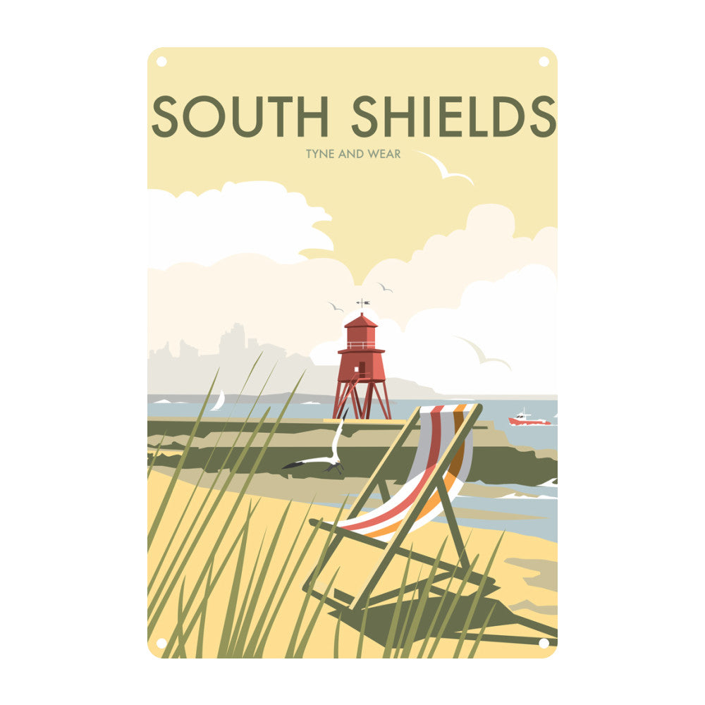 South Shields Metal Sign
