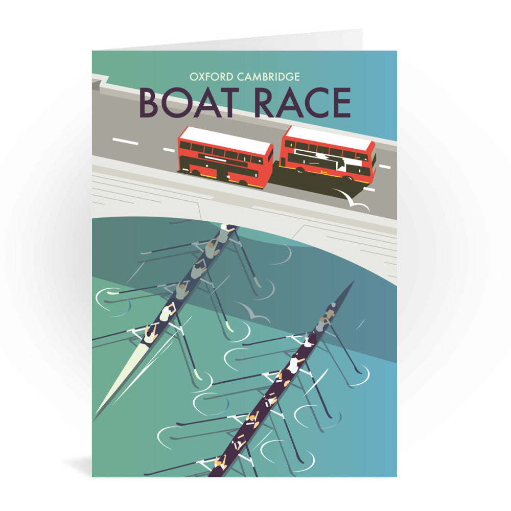 Boat Race Greeting Card