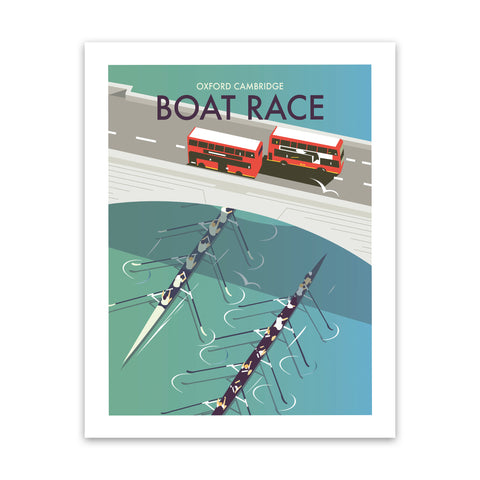 Boat Race Art Print