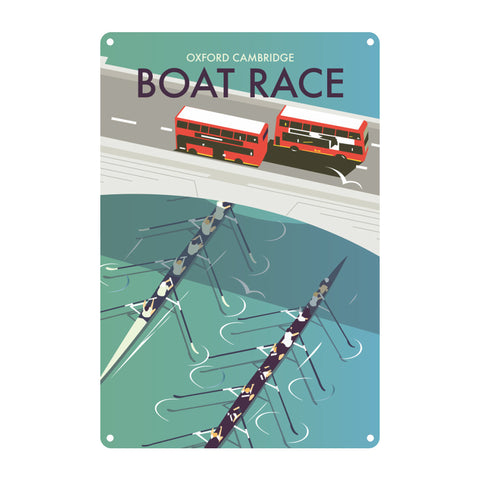 Boat Race Metal Sign