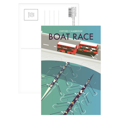 Boat Race Postcard Pack of 8
