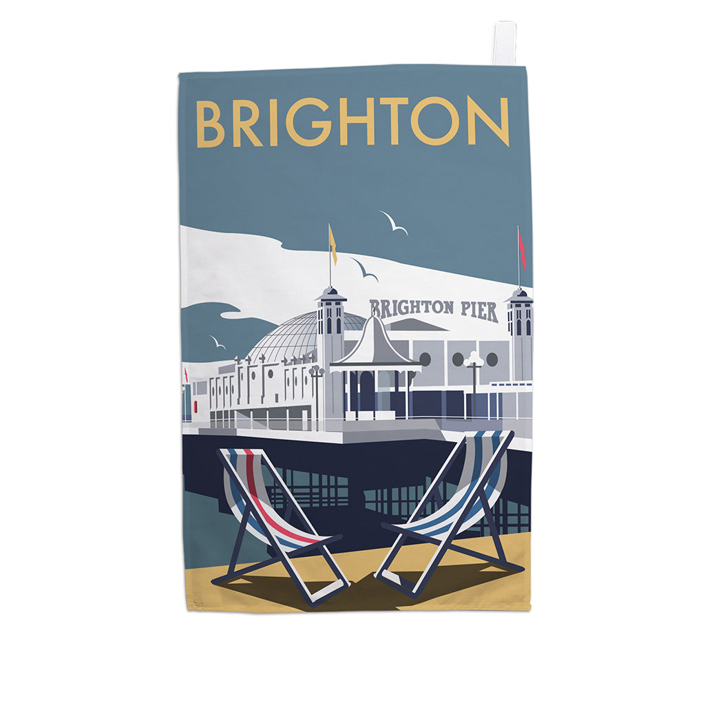 Brighton Pier Tea Towel