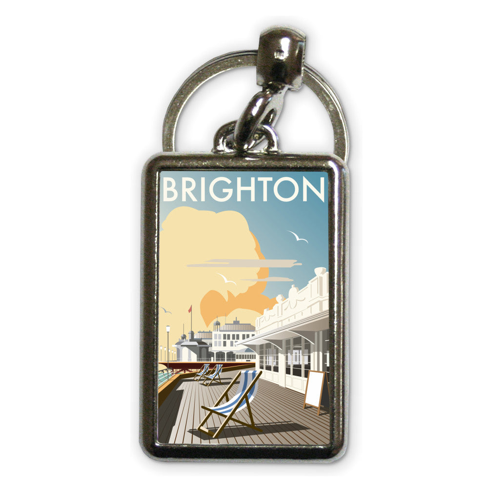 Brighton Metal Keyring