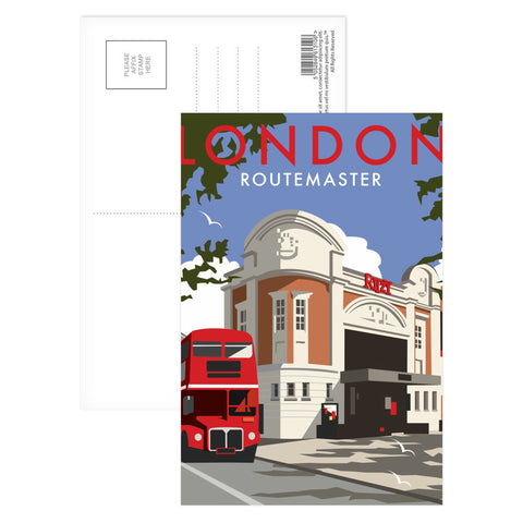 London Routemaster Ritzy Postcard Pack of 8