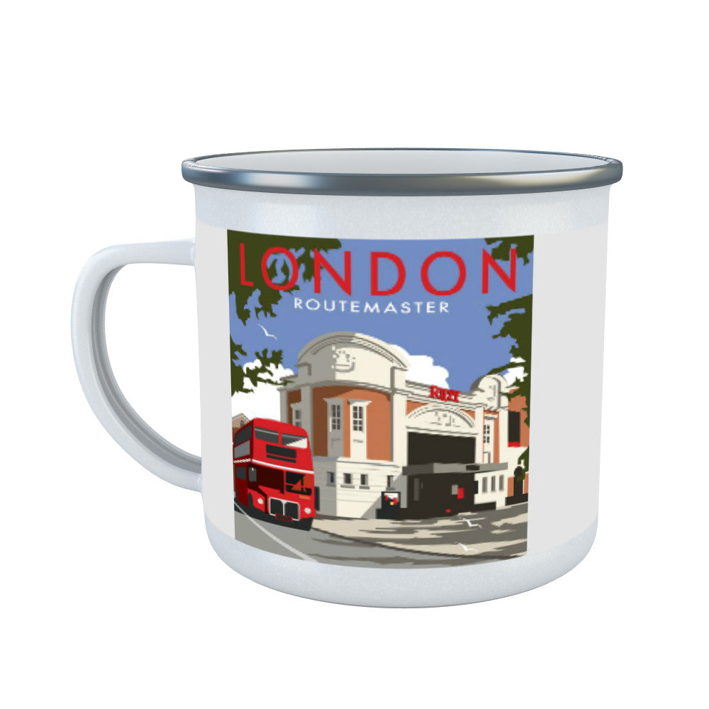 London Routemaster Ritzy Enamel Mug