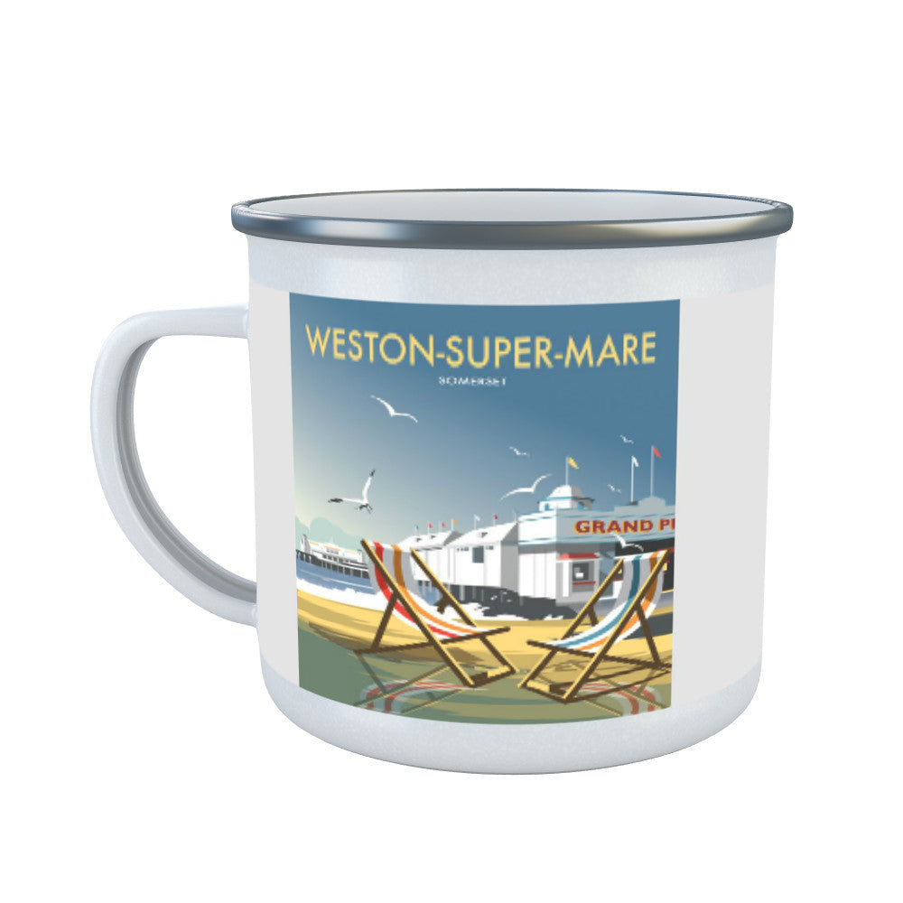Weston Super Mare Enamel Mug