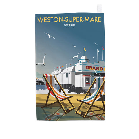 Weston Super Mare Tea Towel