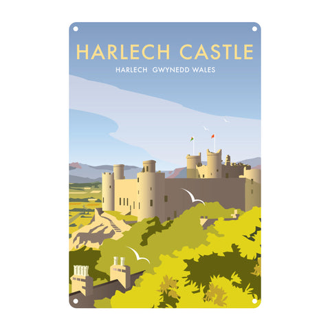 Harlech Castle Metal Sign