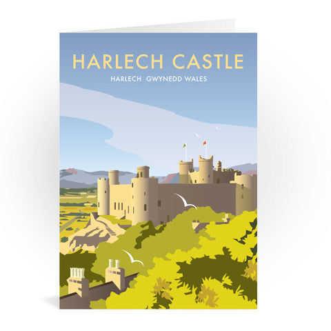 Harlech Castle Greeting Card