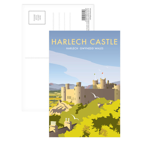 Harlech Castle Postcard Pack of 8