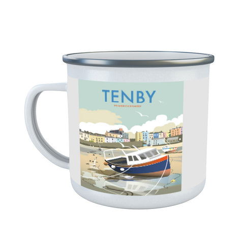 Tenby Enamel Mug