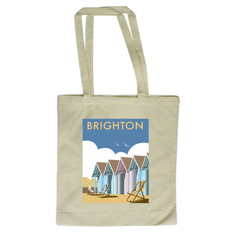 Brighton Beach Huts Tote Bag