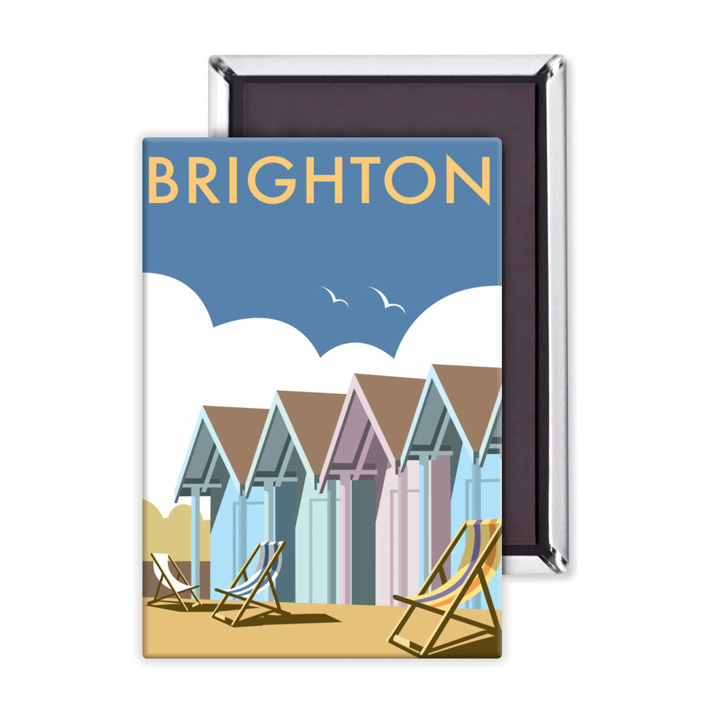 Brighton Beach Huts Magnet